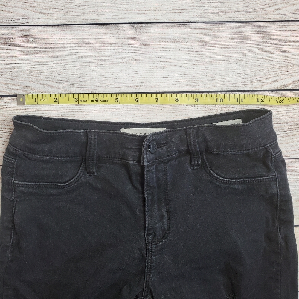 Pacsun | black distressed super stretch jegging - Picture 4 of 7